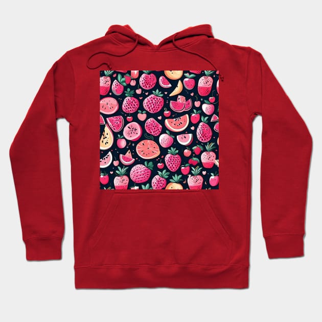 Cute fruits pattern gift ideas cute fruit gift ideas Hoodie by WeLoveAnimals